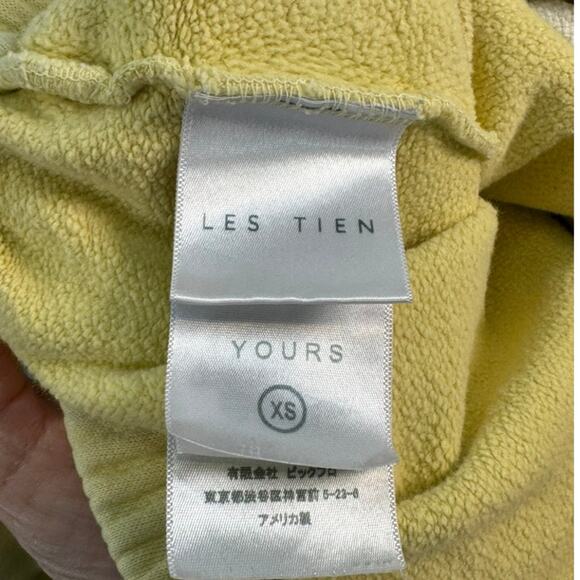 Les Tien Sweatpants Yellow XS Baggy Cozy Comfy - Picture 6 of 7